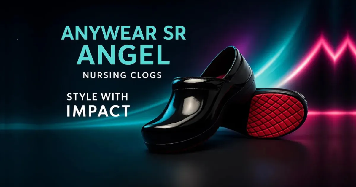 anywear sr angel nursing clogs