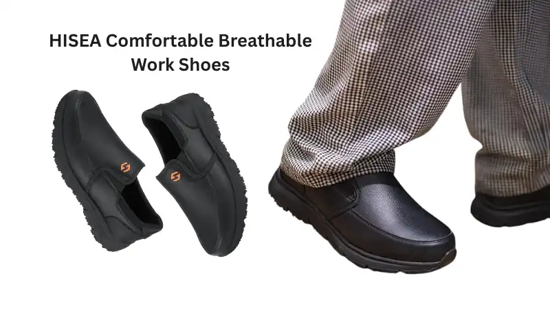 hisea comfortable breathable work shoes