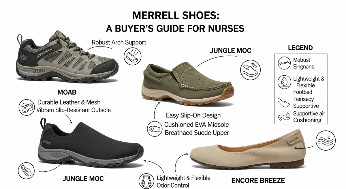 perfect merrell shoes for nursing