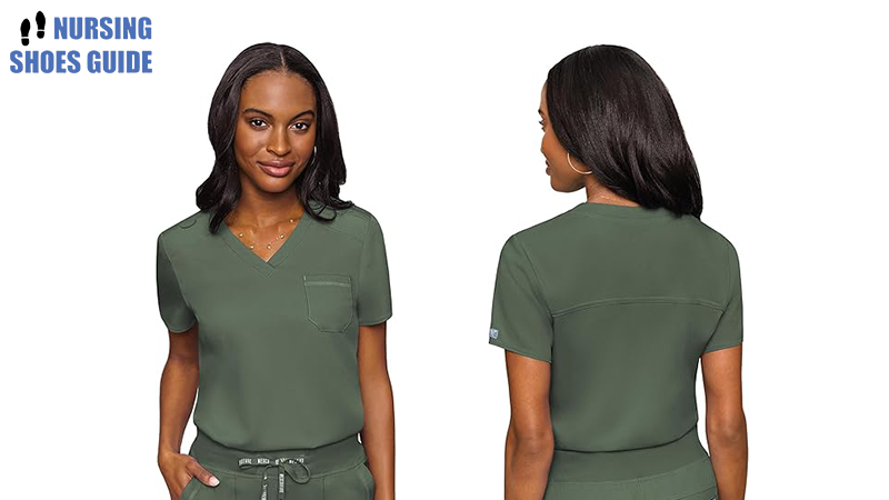 ,ed couture women v neck scrub top
