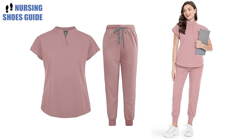 niaahinn scrubs set for women nurse