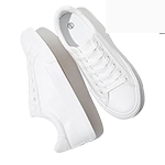 SERNIAL Womens White Tennis Shoes