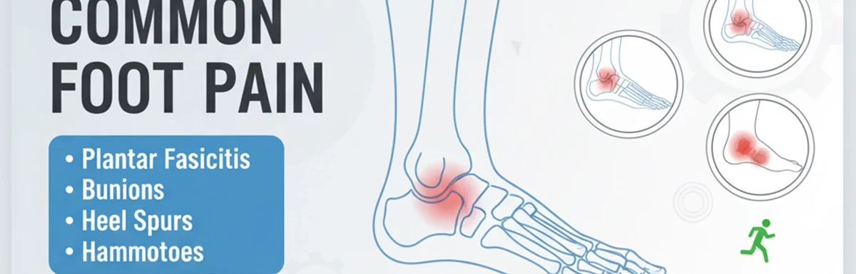 6 Most Common Foot Pain – Identify and Solutions