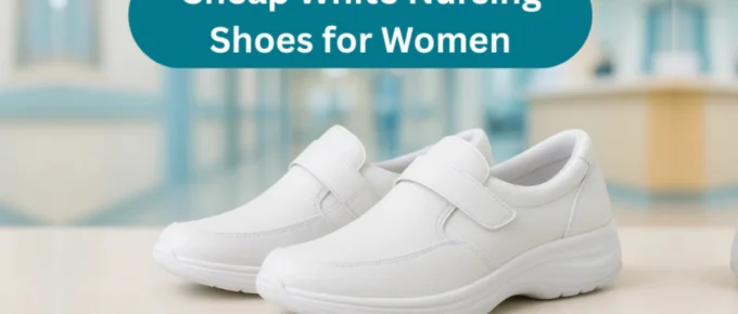 cheap white nursing shoes