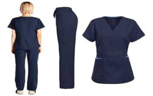 Dagacci Medical Uniform Stretch Ultra Soft Scrubs Set 