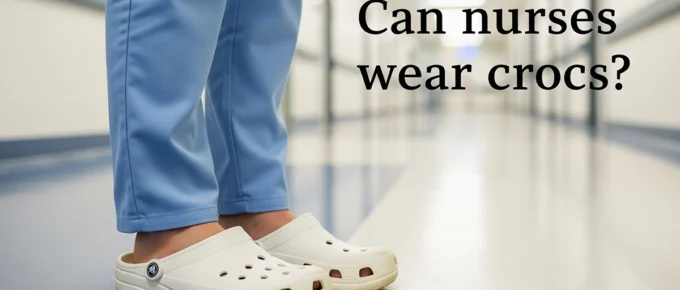 Can nurses wear crocs