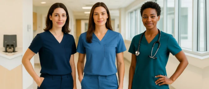 best women's scrubs