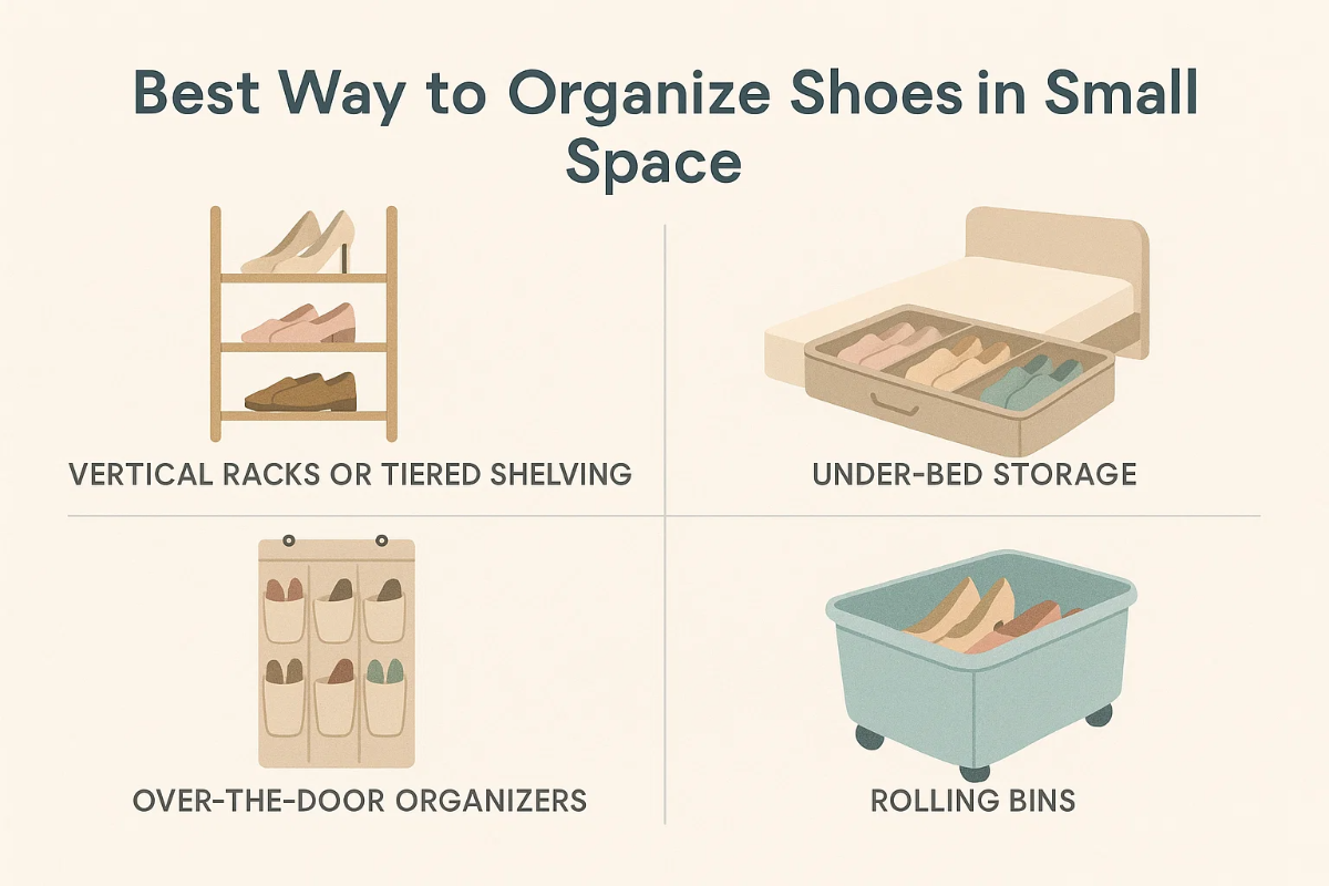 Store Shoes Properly: 5 Brilliant Tips for Organized Living 2 best way to organize shoes in a small space