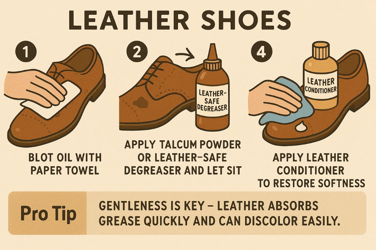 How to Remove Oil Stains from Shoes Without Damaging the Material 5 how to remove oil stains from leather shoes