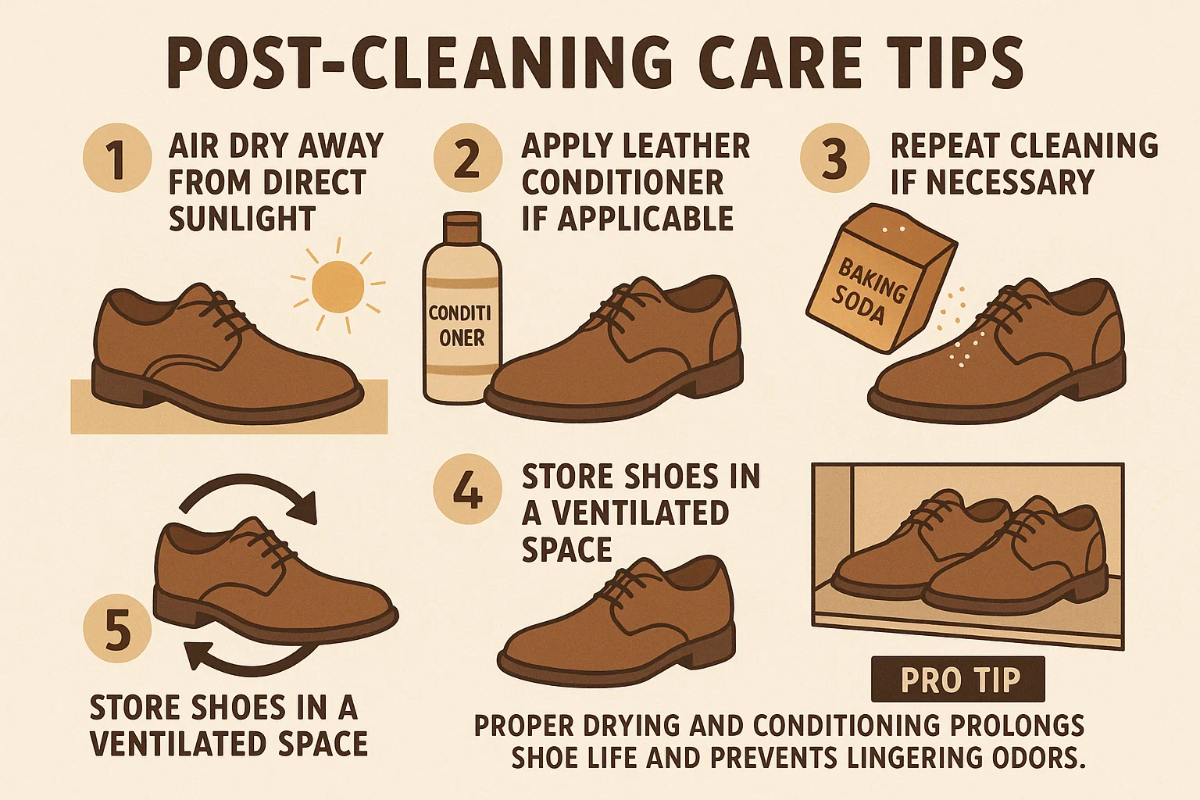 How to Remove Oil Stains from Shoes Without Damaging the Material 9 post cleaning shoe care tips