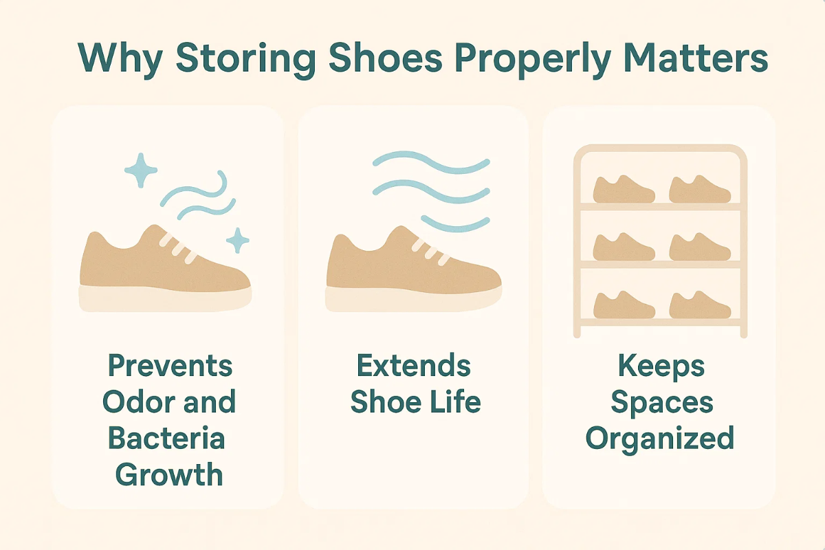 Store Shoes Properly: 5 Brilliant Tips for Organized Living 1 why storing shoes properly matters