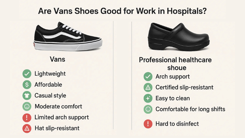 are vans shoes good for work in hospitals
