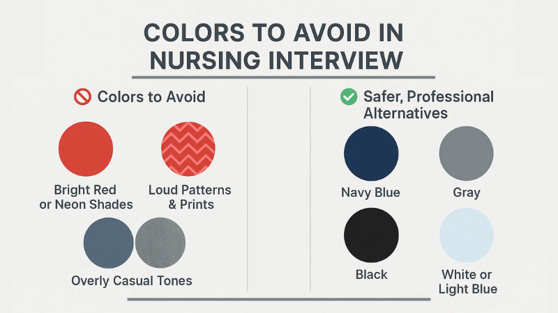 What to Wear to a Nursing Interview: 7 Important Factors to Consider 5 colors to avoid in a nursing interview