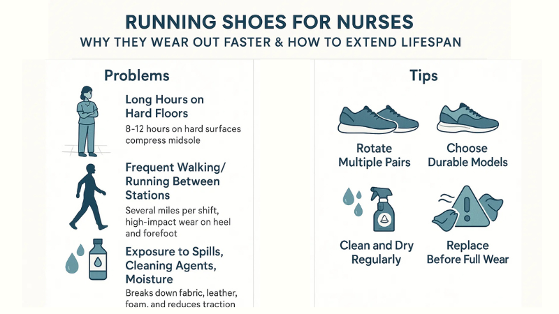 do running shoes wear out faster for nurses