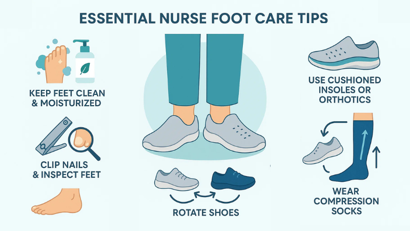 essential foot care tips for nurses