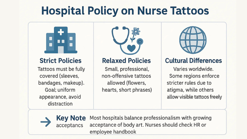 Can Nurses Have Tattoos? Policies & Professionalism Guide 2 hospital policy on nurse tattoos