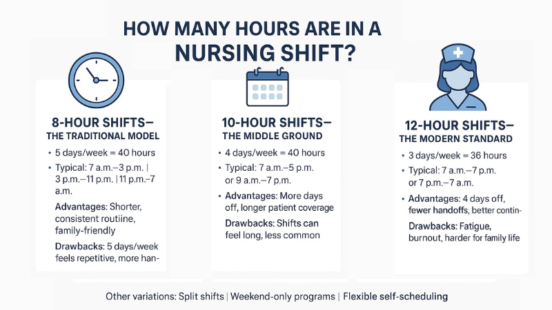 How Many Hours do Nurses Work In a Week? Complete Explanation 2 how many hours are in a nursing shift