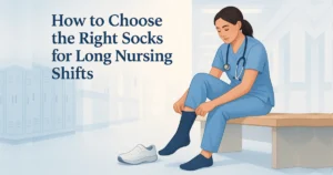 choose socks for long nursing shifts