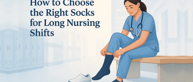 choose socks for long nursing shifts