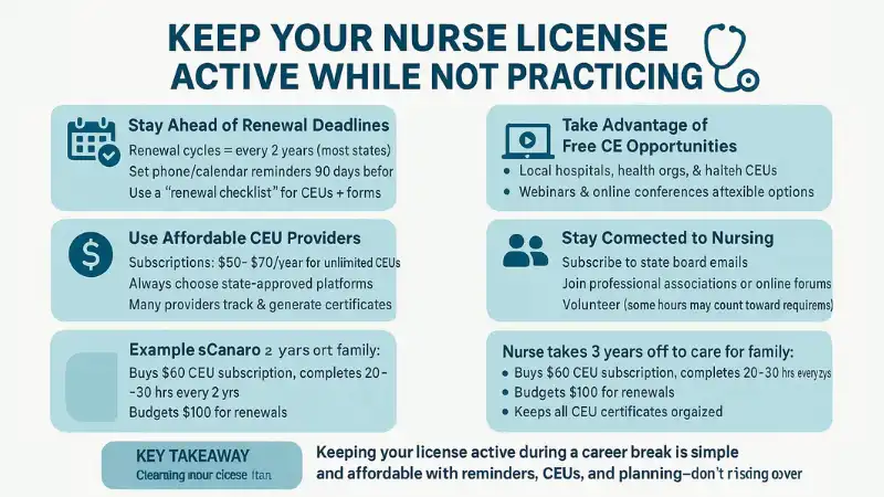 Keep Nursing License Active When Not Working in Simple 5 Steps 5 keep nurse license active while not practicing