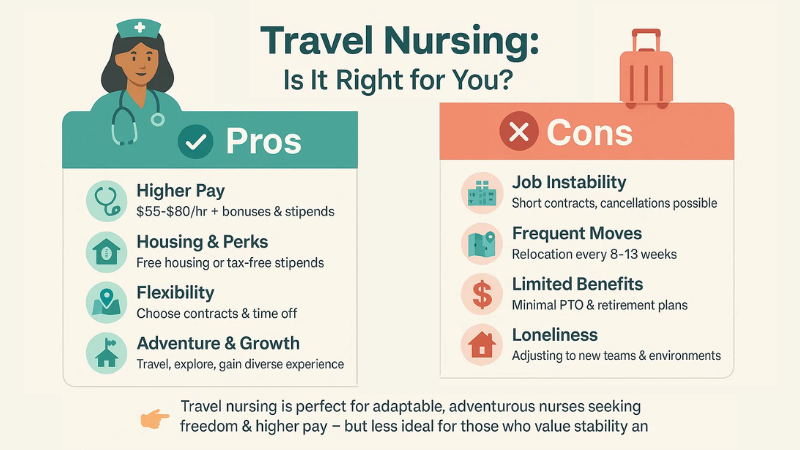 How to Become a Travel Nurse? Crucial Factors to Know 5 pros and cons of being a travel nurse