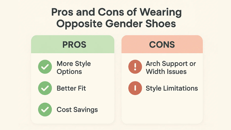 Can Men Wear Women's Shoes? Important Things to Know 5 pros and cons of wearing opposite gender shoes