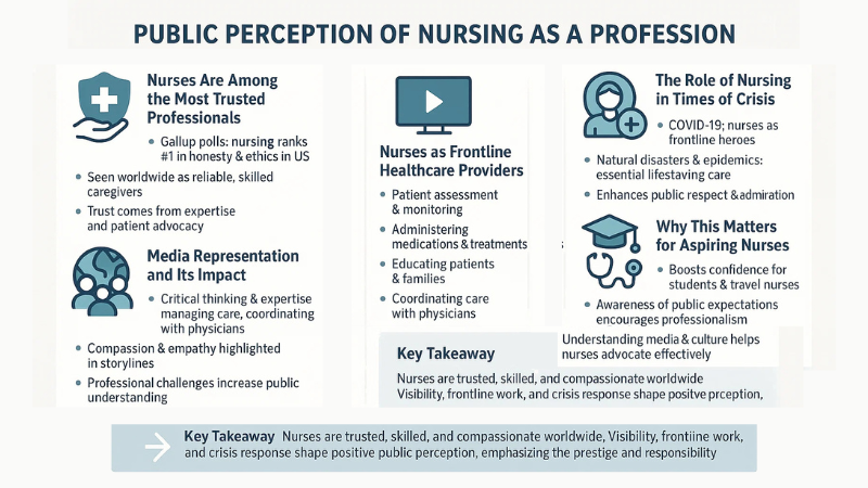7 Strong Factors About Why Nursing is a Respectable Career 1 public perception of nursing as a profession