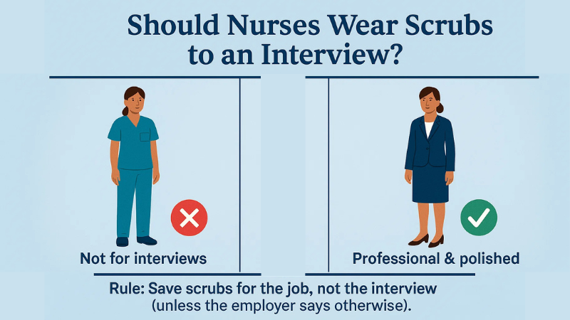What to Wear to a Nursing Interview: 7 Important Factors to Consider 3 should nurses wear scrubs to an interview
