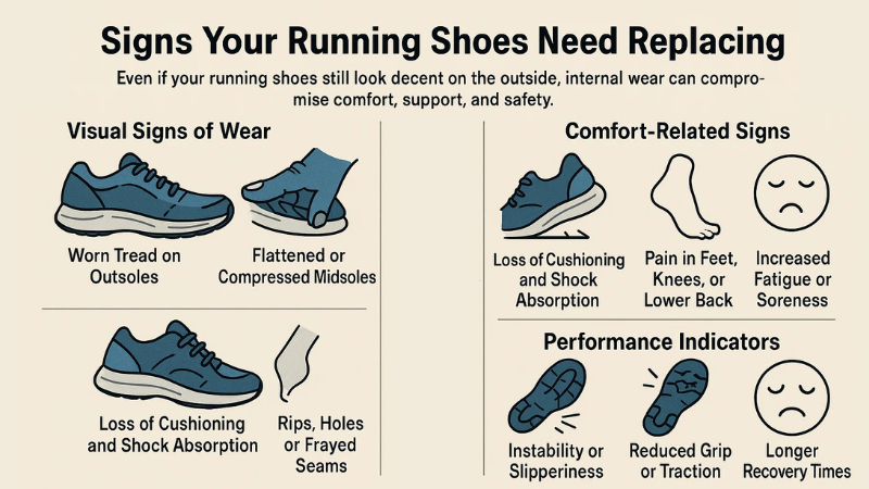 signs your running shoes need replacing