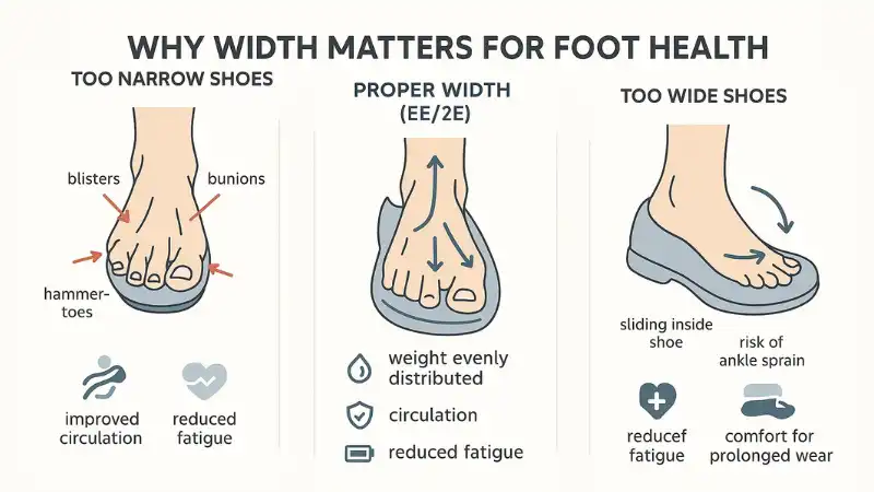 why width matters for foot health