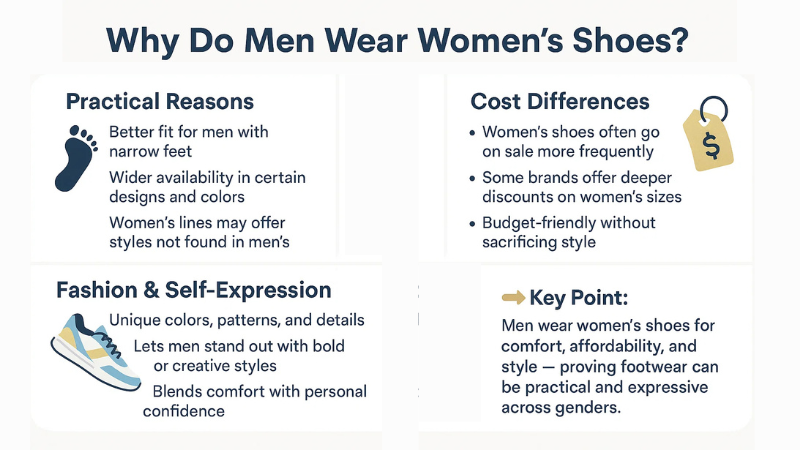 Can Men Wear Women's Shoes? Important Things to Know 3 why do men wear womens shoes