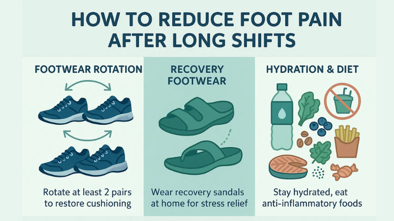 How to Prevent Foot Pain from Standing All Day: 7 Expert Tips 7 How to Reduce Foot Pain From Standing All Day After Long Shifts