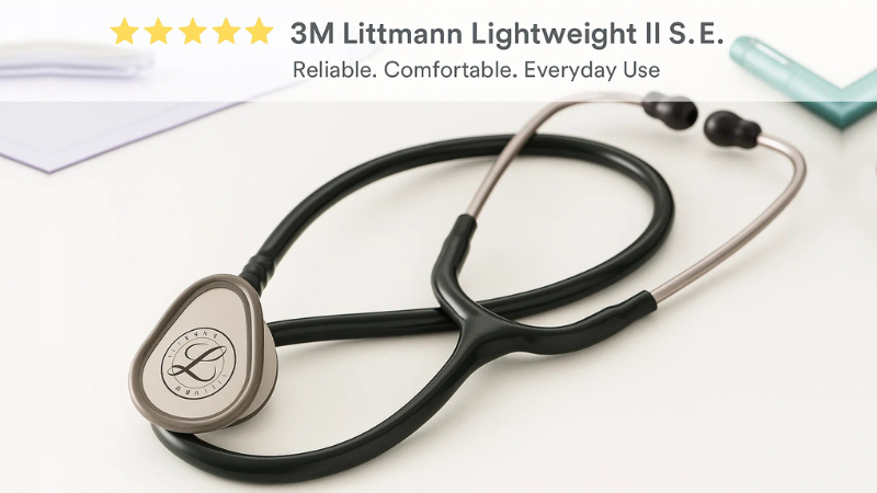 Top 10 Best Stethoscopes for Nurses in 2025 15 3M Littmann Lightweight II S.E. Stethoscope