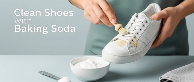 how to clean shoes with baking soda