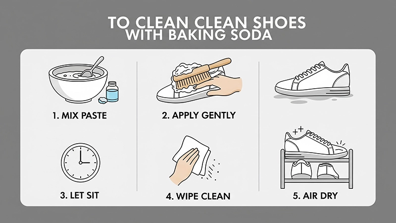 How to Clean Shoes with Baking Soda: Methods You Can Apply 2 How to Clean Shoes with Baking Soda