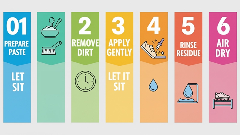 How to Clean Shoes with Baking Soda: Methods You Can Apply 3 How to Clean White Mesh Shoes with Baking Soda