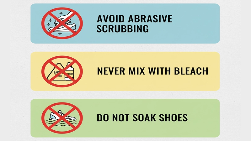 How to Clean Shoes with Baking Soda: Methods You Can Apply 7 Precautions When Cleaning Shoes with Baking Soda