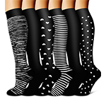 Best Compression Socks for Nurses on 12-Hour Shifts (Reviewed & Rated) 6 blueenjoy copper compression socks for women and men table
