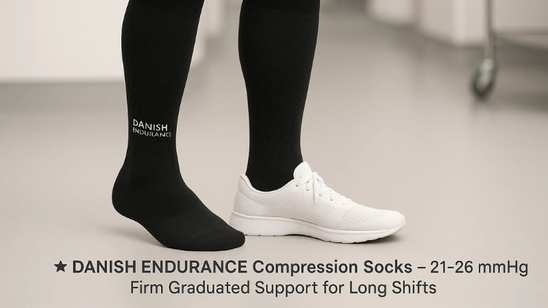 Best Compression Socks for Nurses on 12-Hour Shifts (Reviewed & Rated) 19 DANISH ENDURANCE Graduated Compression Socks