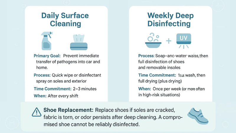 Deep Disinfecting vs Daily Surface Cleaning