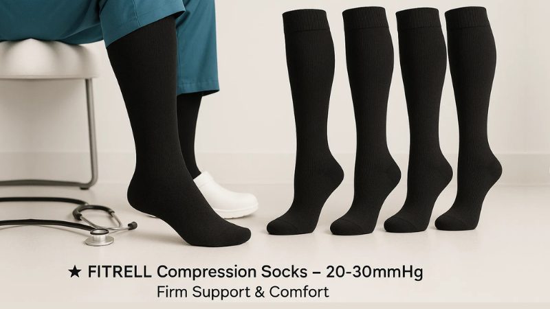 Best Compression Socks for Nurses on 12-Hour Shifts (Reviewed & Rated) 15 FITRELL 3 Pairs Compression Socks
