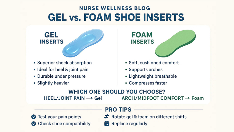 Gel vs. Foam Shoe Inserts