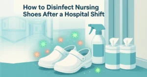 disinfect nurse shoes