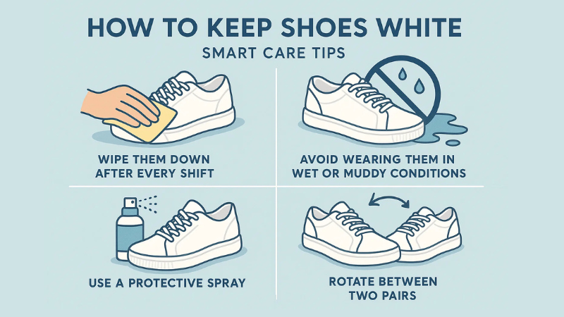 Daily Habits to Keep Shoes White