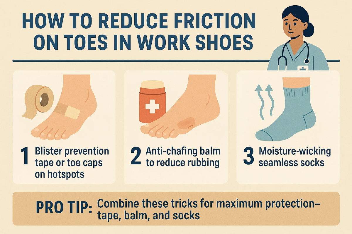 How to Reduce Friction on Toes