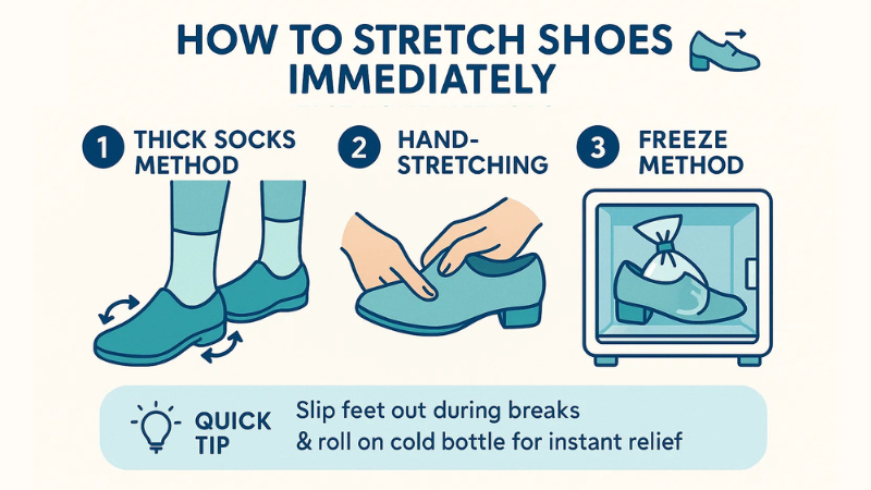 How to Stretch Shoes Immediately: Quick Methods