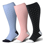 Best Compression Socks for Nurses on 12-Hour Shifts (Reviewed & Rated) 7 levsox wide calf compression socks for womenandmen table