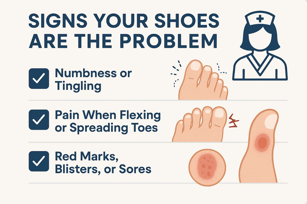 Toe Pain From Nurse Shoes-What’s the Reason