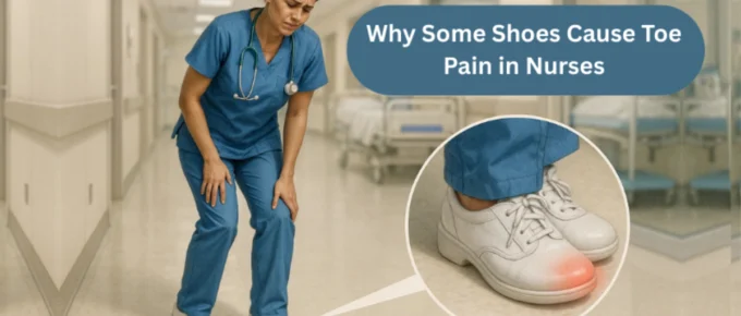 toe pain from nurse shoes