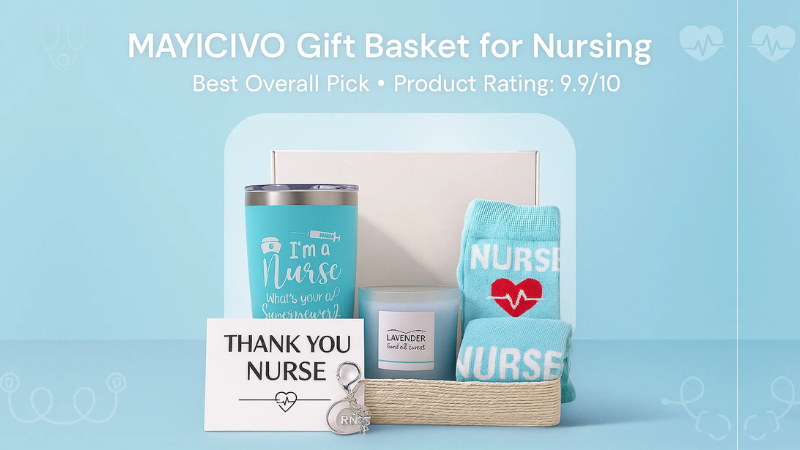 MAYICIVO Gift Basket for Nursing - best pick
